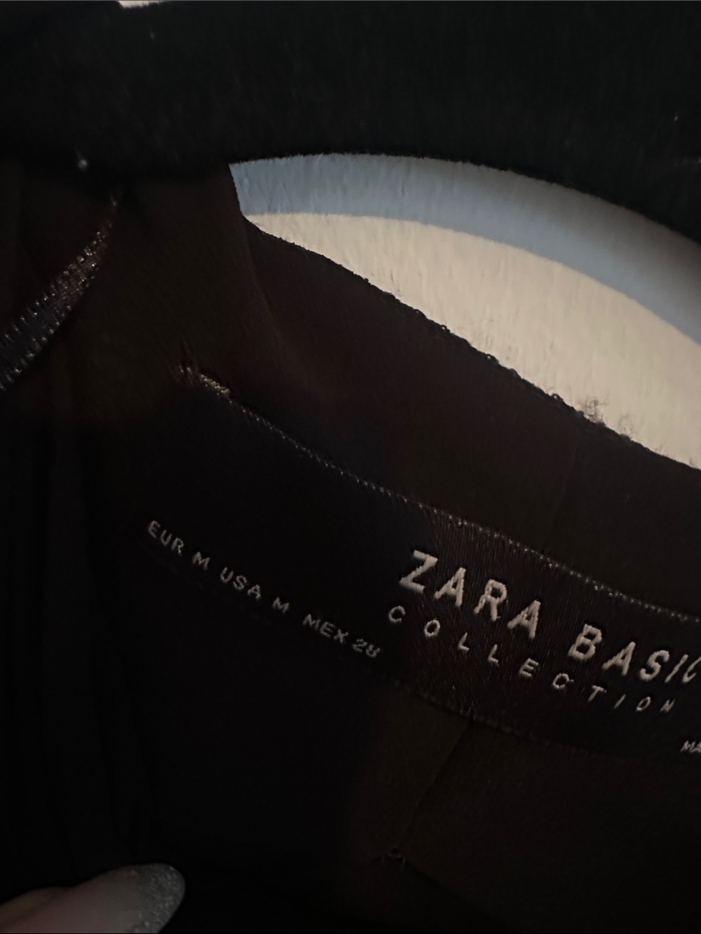 Zara Black Fringe Open-Front Jacket - Picture 5 of 5